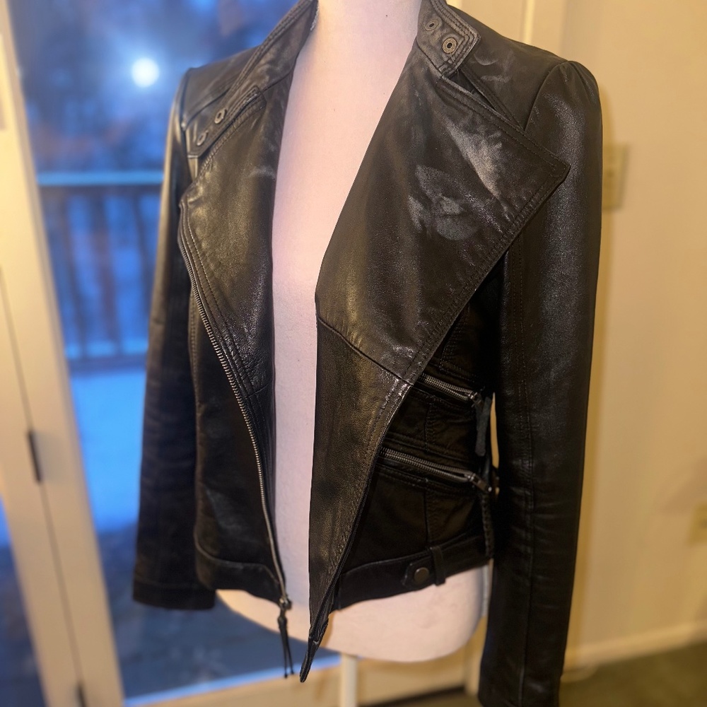Leather jacket